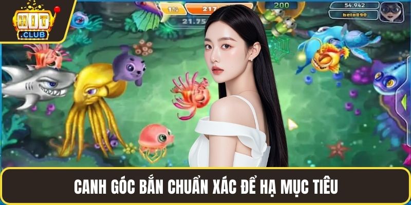 Canh góc bắn chuẩn xác để hạ mục tiêu
